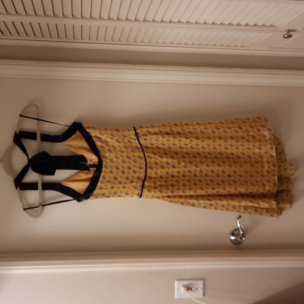 Milly of New York Vintage Luggage Halter Dress - Picture 7 of 15